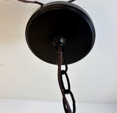 Uttermost Chandelier, Spherical with Crystals, Black Metal Frame, Large, sku: 033936