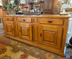 Sideboard Cabinet Made in Belgium, French Oak, Iron Hardware, Sku 033998