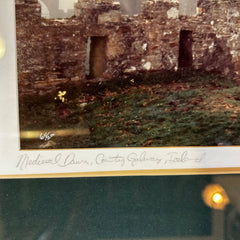 Galway Castle Photo, Framed  & Matted Print, Signed.
