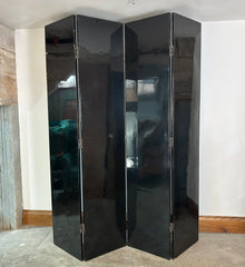 Room Divider, Folding Screen, Three Panel, Black and White Design