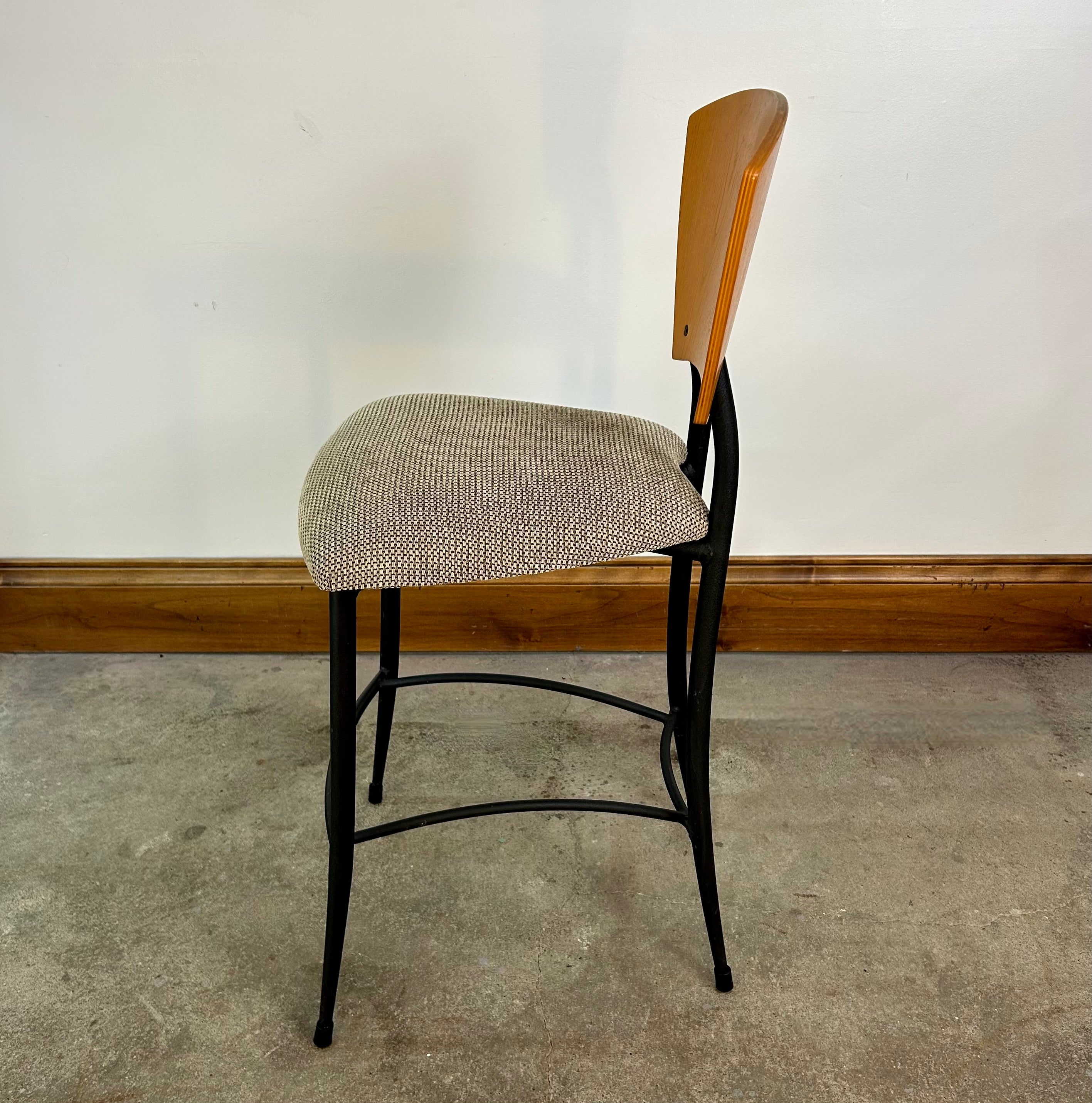 Counter Stool, Contemporary with Bentwood Back
