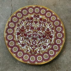 Decorative Plate, Sevilla Espana, 24K Gold Trim