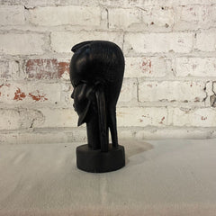 Hand carved Head Besmo Kenya Tribe Vintage 60's & Ebony