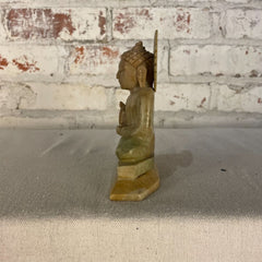 Meditating Buddha, Statuette, Stone