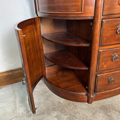 Harden Demilune Cabinet, Wood, Sagamore, Four Drawer, Two Cabinet