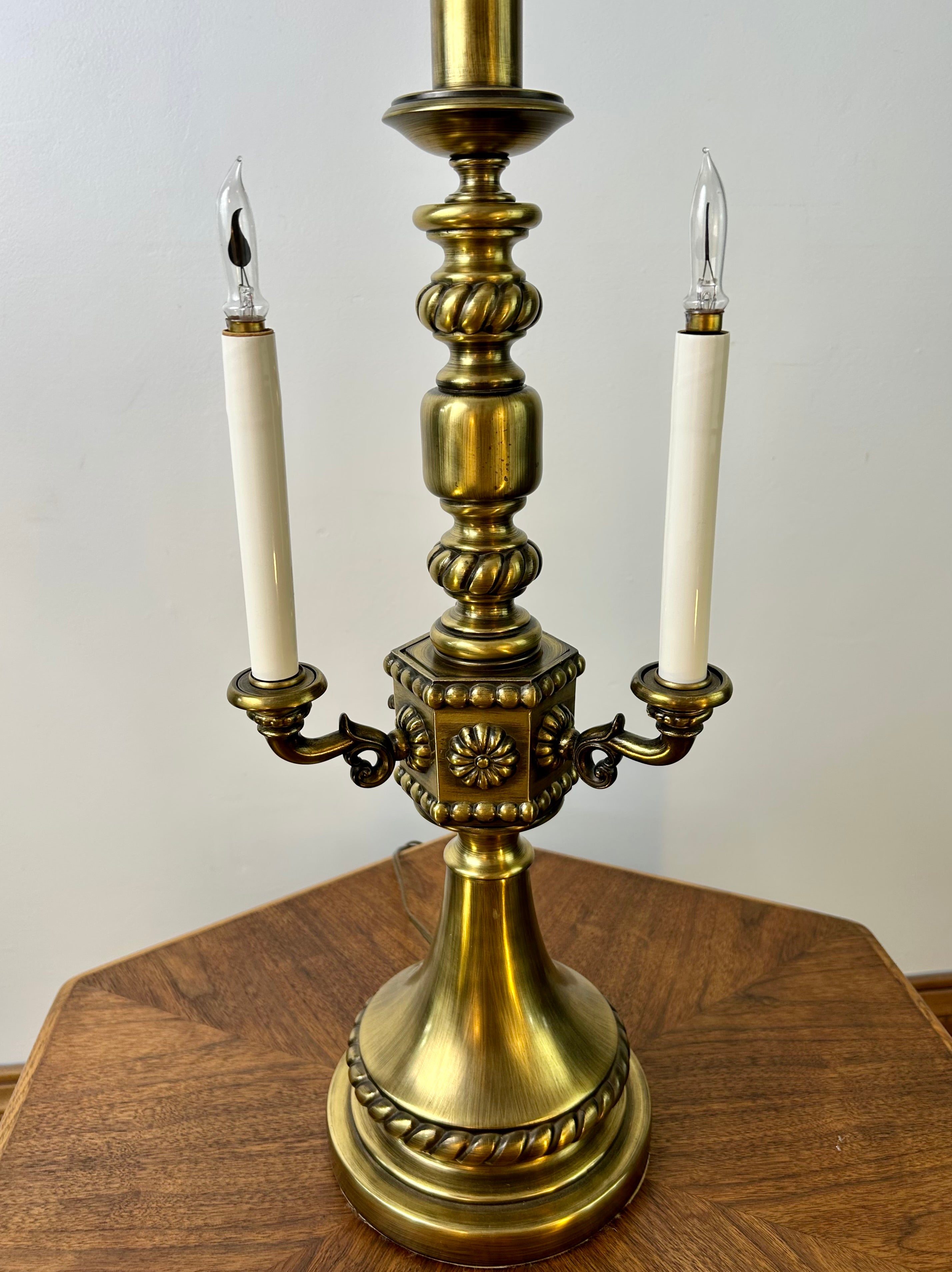 Table Lamp, Torchiere  and Candlabra, Brass, Vintage, sku: 032927
