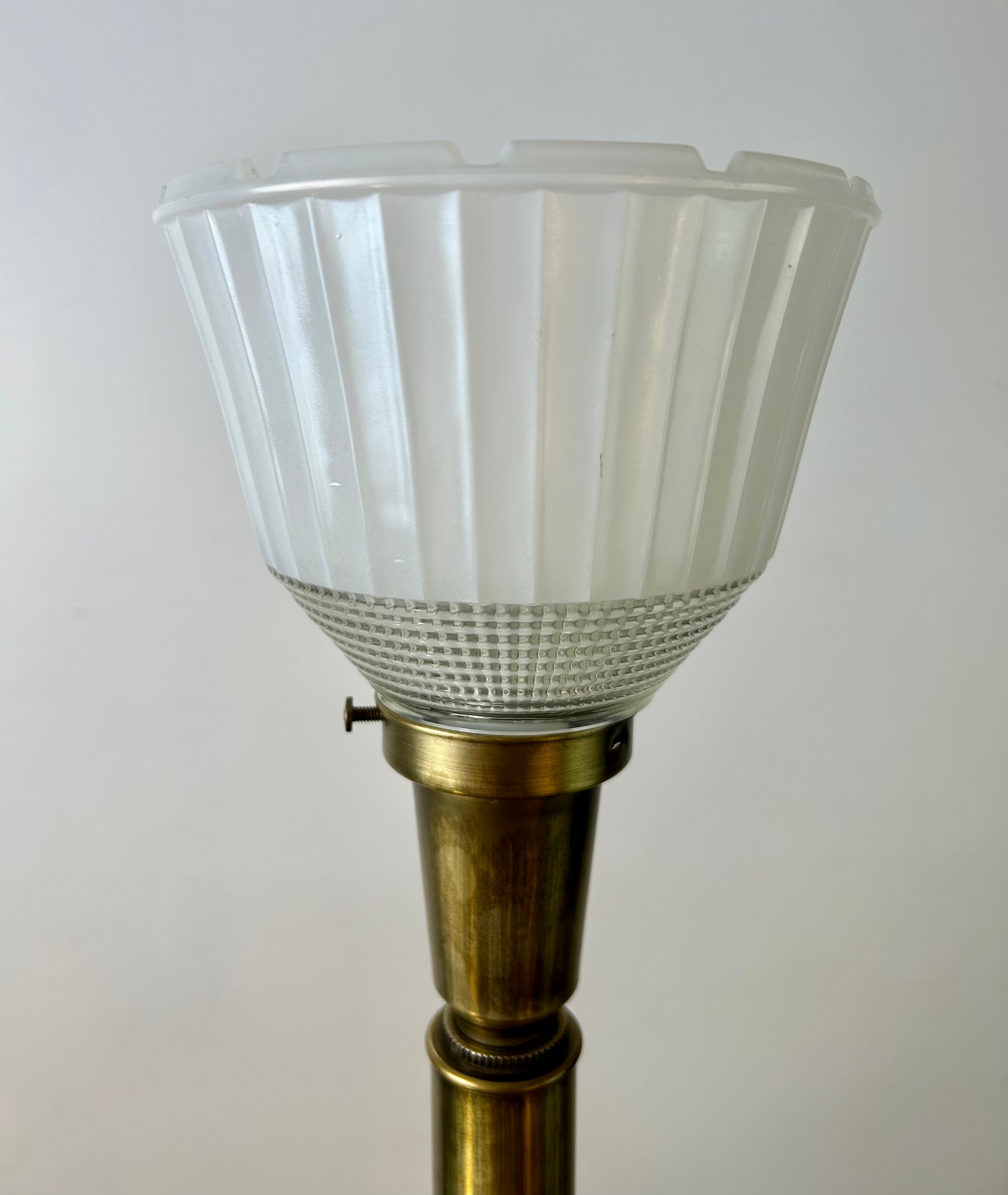 Table Lamp, Torchiere  and Candlabra, Brass, Vintage, sku: 032927