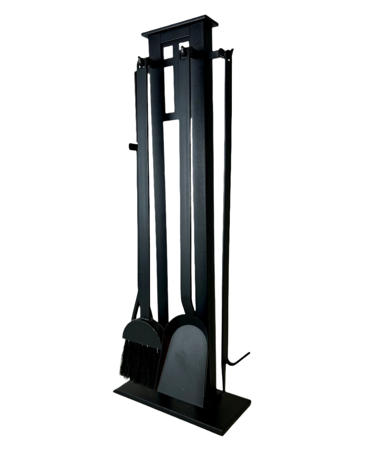 Arts and Crafts Style Fireplace Tool Set, Black, sku: 032932