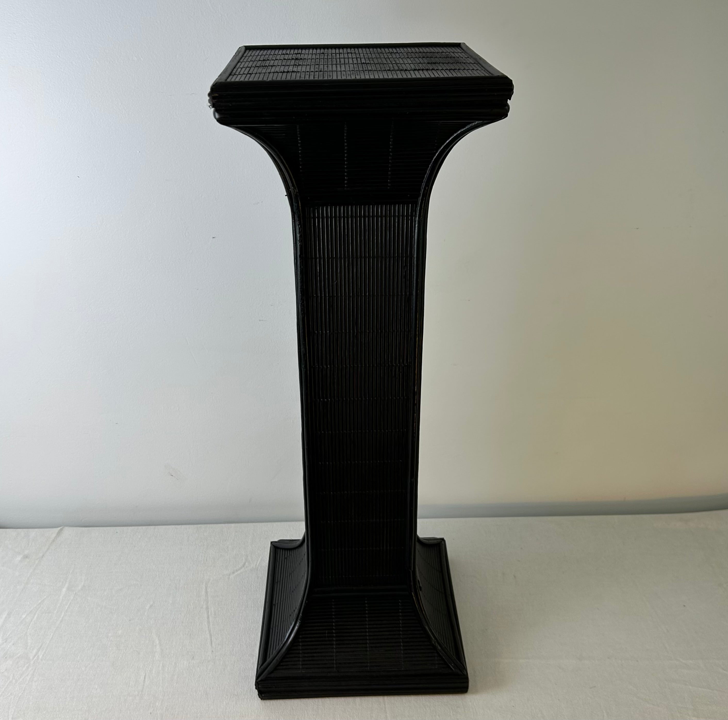 Vintage Bamboo Fern Stand, Black, sku: 032931