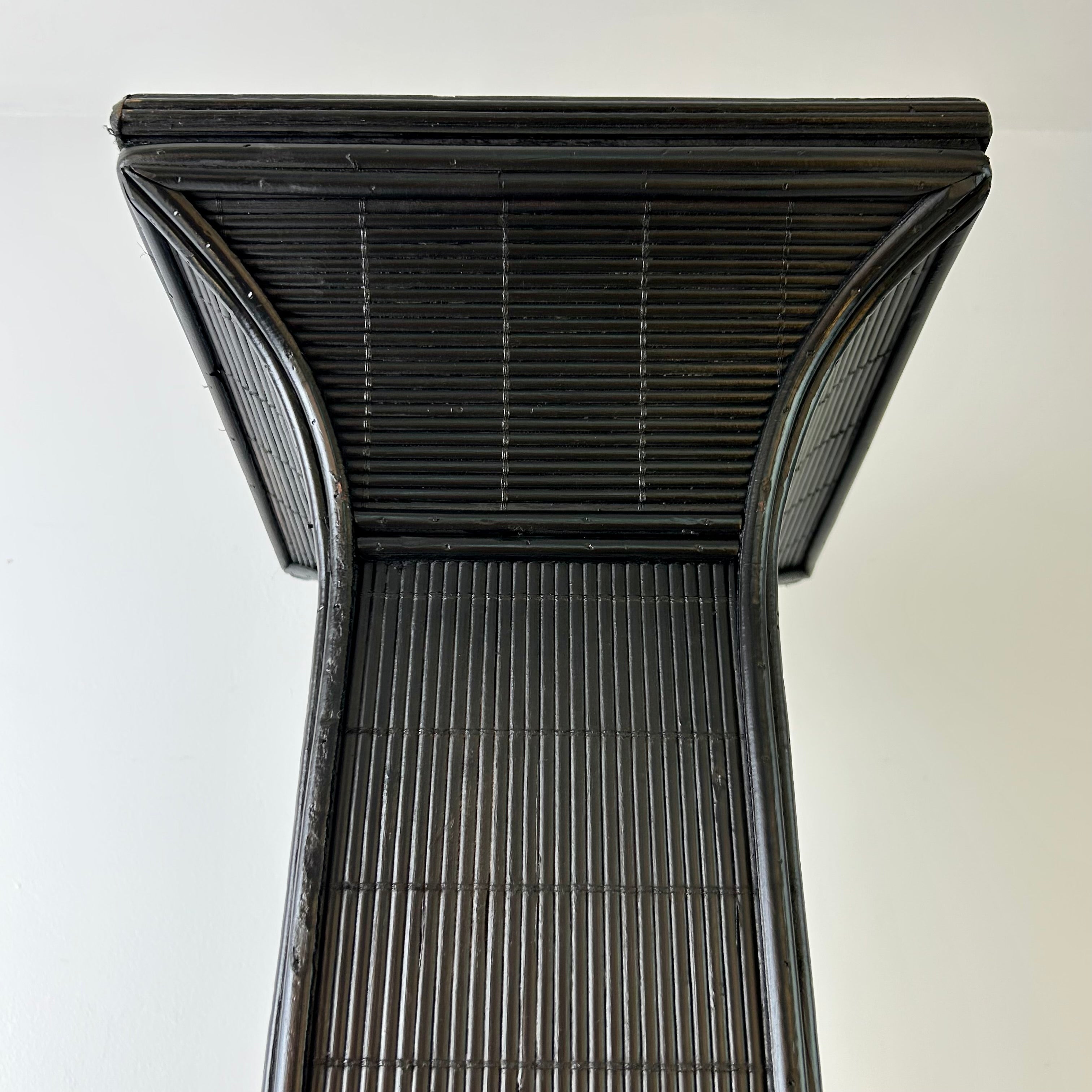 Vintage Bamboo Fern Stand, Black, sku: 032931