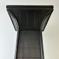 Vintage Bamboo Fern Stand, Black, sku: 032931