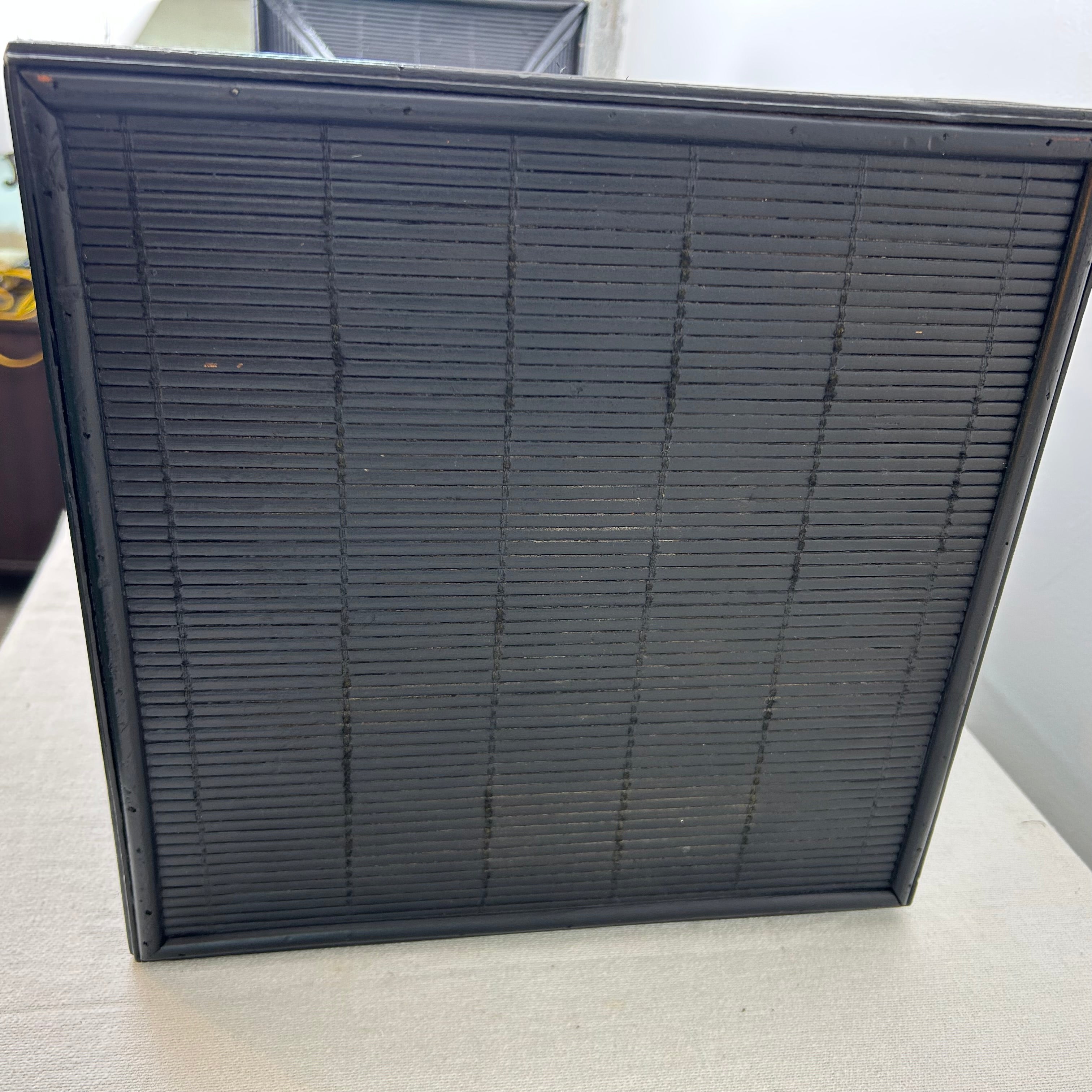 Vintage Bamboo Fern Stand, Black, sku: 032931