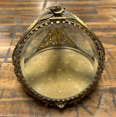 Vintage Ormolu Jewelry Casket Box, skuL 032938