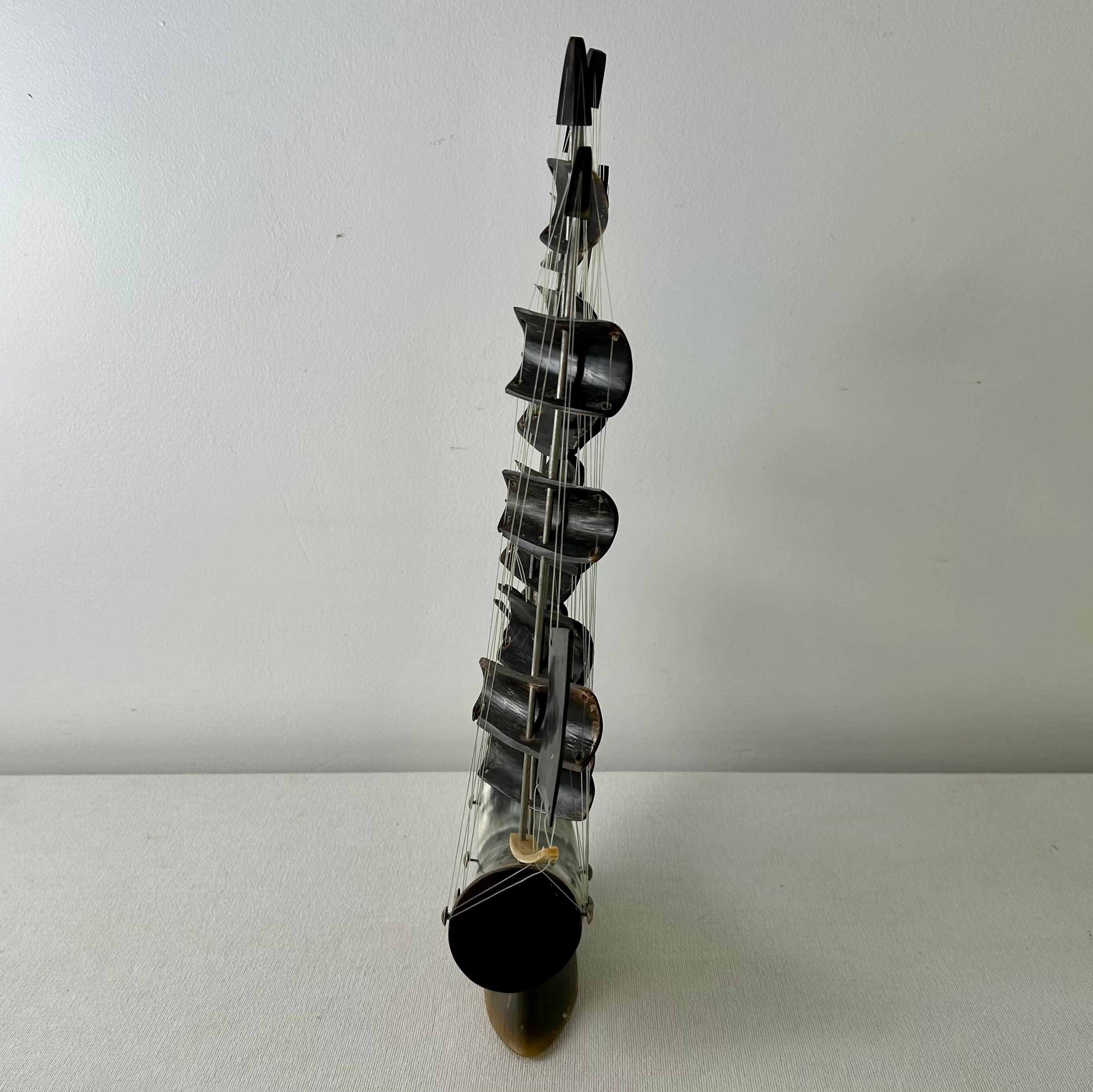 Handcrafted Horn Sailing Ship, sku: 032953