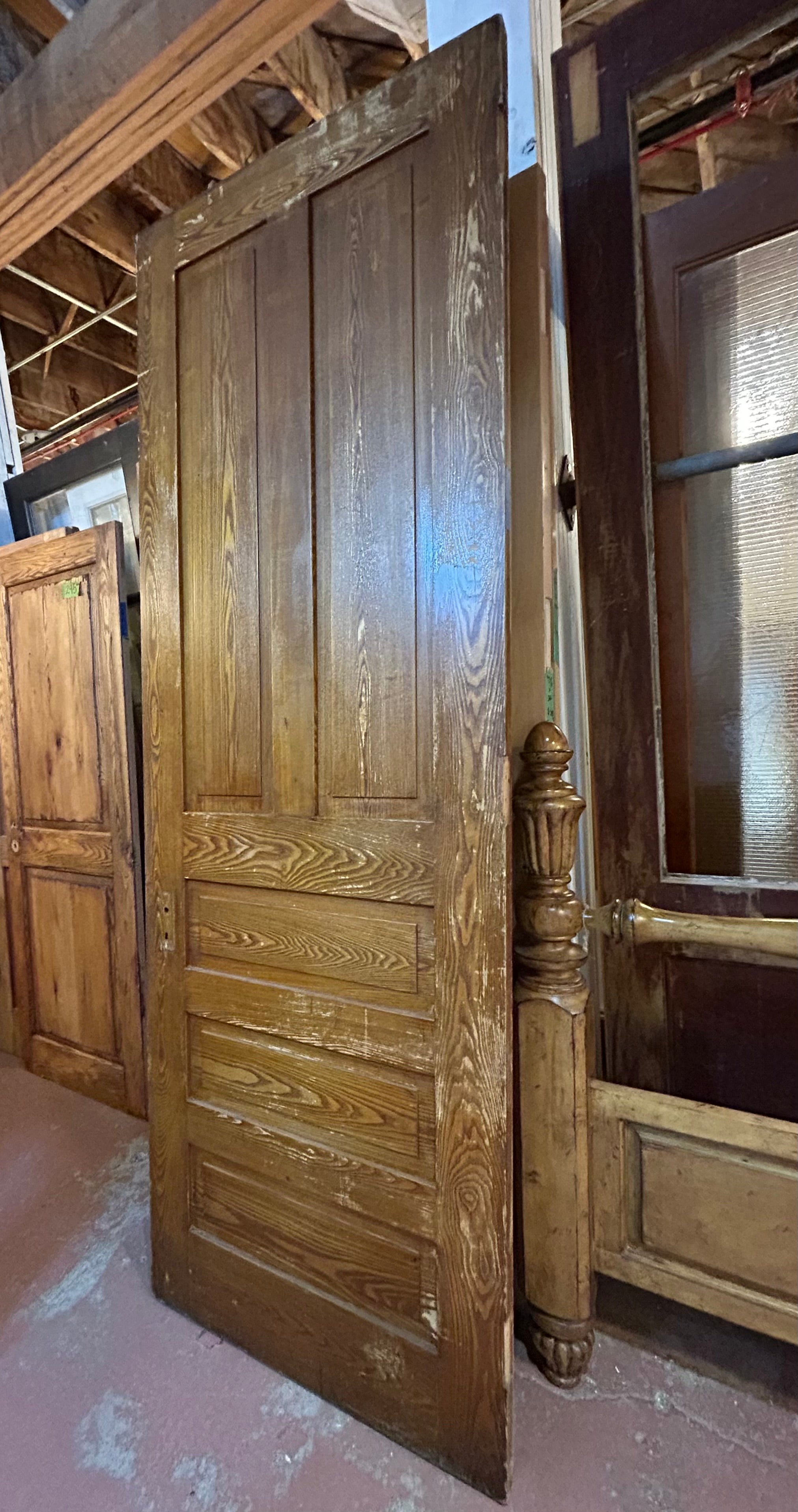 Solid Wood Oak Door, Five Panel, Sku: 032997