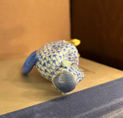 Herend Kneeling Monkey, Hard Paste Porcelain, Hand Painted, Hungarian, Sku: 033155