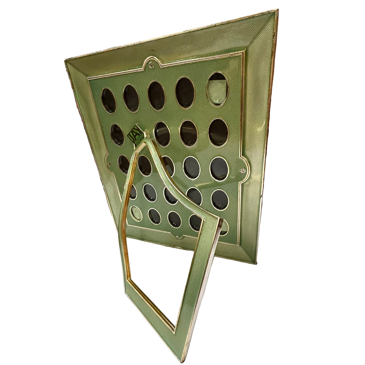 Jay Strongwater Picture Frame, Green Enamel, Brass, Sku: 033164