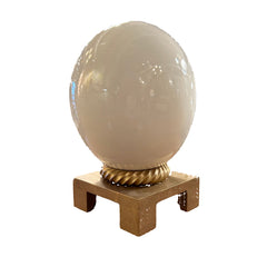 Ostrich Egg on Display Stand, Sku: 033175