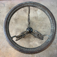 La Barge Table, Bronze, Round, Tripod Base, Sku: 033180