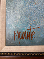 Gladys Morante Original Artwork, 4 Horses, Signed, Framed, Sku: 033197