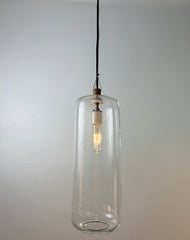 Pendant Lights, Long Clear Cylinders Set of Three, Sku: 033181