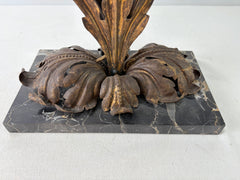 Vintage Table Lamp, Two Arm, Floral Accents, Sku: 033207