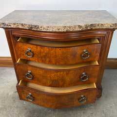 Thomasville Marble Top Chest of Drawers on Bun Feet, Sku: 033265