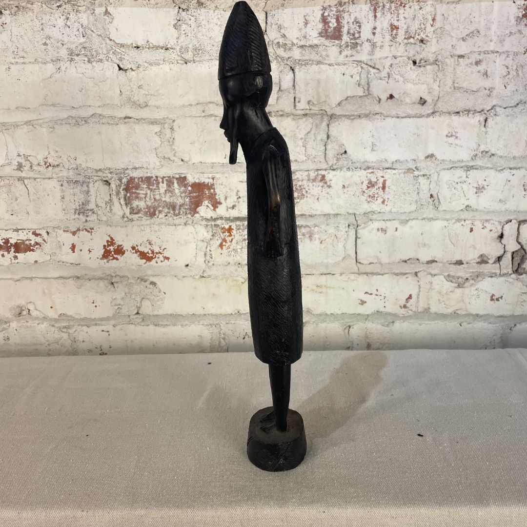 Vintage 60's Besmo Kenya Tribe Sculptures in Ebony, Various