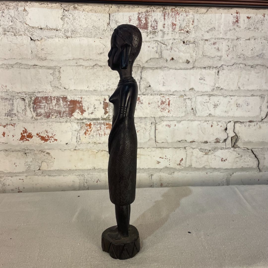 Vintage 60's Besmo Kenya Tribe Sculptures in Ebony, Various