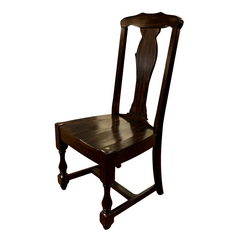 Pottery Barn Trestle Table Dining Set, Ten Chairs, Dark Brown, Solid Wood