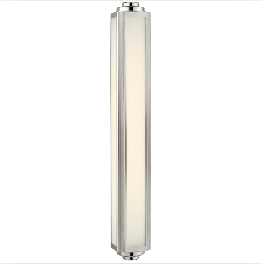 Ralph Lauren Wall Sconce Light, Nickel, Narrow, Tall, Sku: 033390