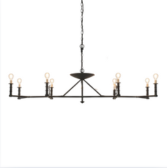 Tom Corbin, Lighting Artist, Bronze Chandelier, Extra Large, Ten Light, Sku: 033395
