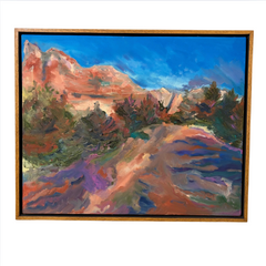 Elma Ells Dreesen Original Art, "Back Road Near Sedona, Arizona", Framed, Sku: 033578