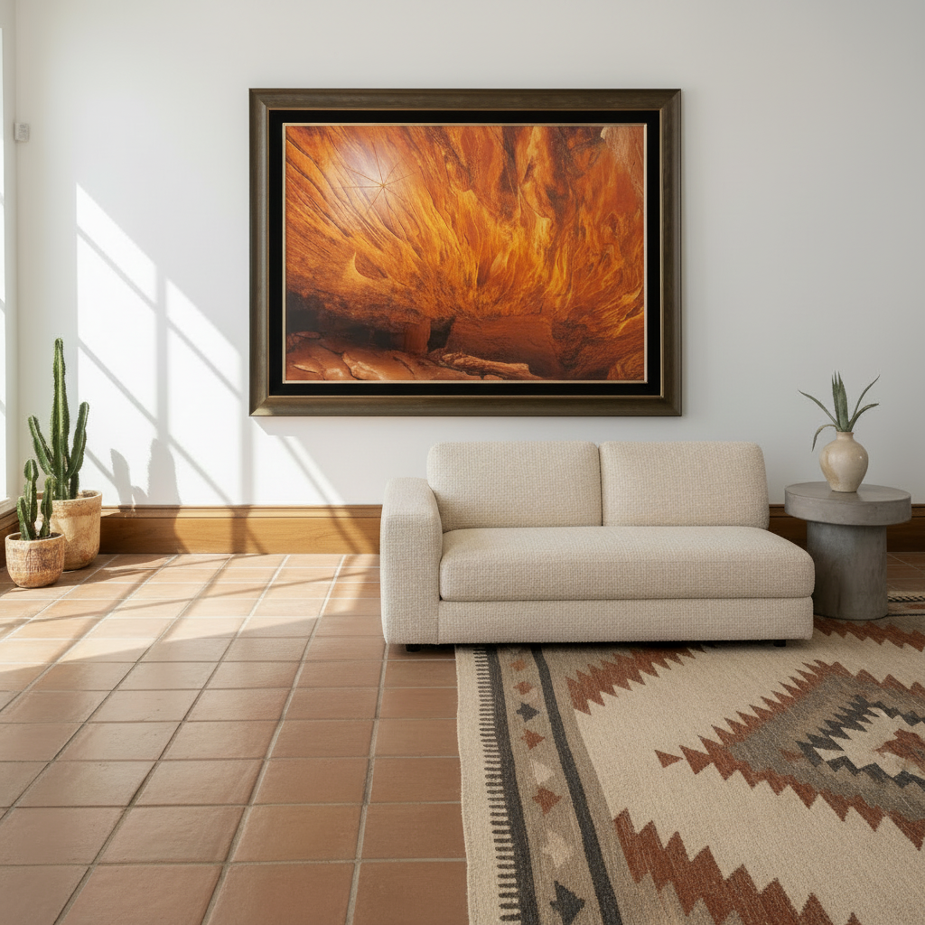 Original Photograph by Rodney Lough Jr. "Burning Down the House," Framed, sku: 033452