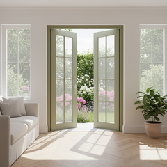 Aluminum Clad French Door, Eight Panel, Wood, sku: 033400