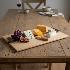 Custom Cheese Board w/ Metal Handles by Don Archer, Sku 033740