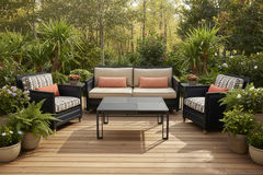 Century Furniture Four-Piece Patio Set, Indoor/Outdoor, Sku: 033033