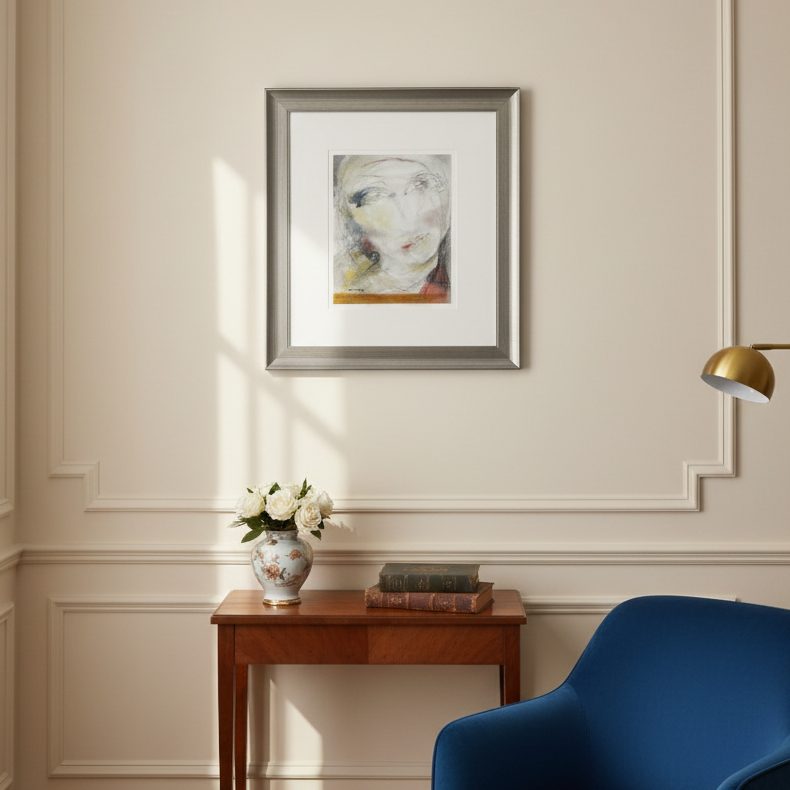 Original Framed Lithograph by Sissel Emilie Gunnarsen Limited Edition 1/50, signed 06', Sku 033819