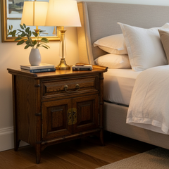 Century Brand Asian Style Oak Night Stands, Sku 033829