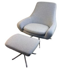 Noomi Softline Scandinavian Swivel Chair Designed by Susanne Gronlund, Sku 033863