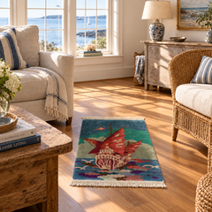Merchant Ship Rug or Wall Hanging, Sku 034033