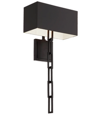 Crystorama Brian Patrick Flynn Alston 2-light Wall Sconce, sku: 032217