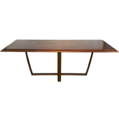 Swaim Dining Table, Contemporary, Iron Base, sku: 11563