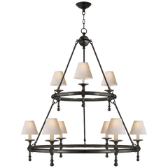 classic 2 tier chandelier